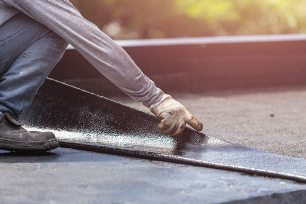 Professional Basement Waterproofing technician working in Byron, IL